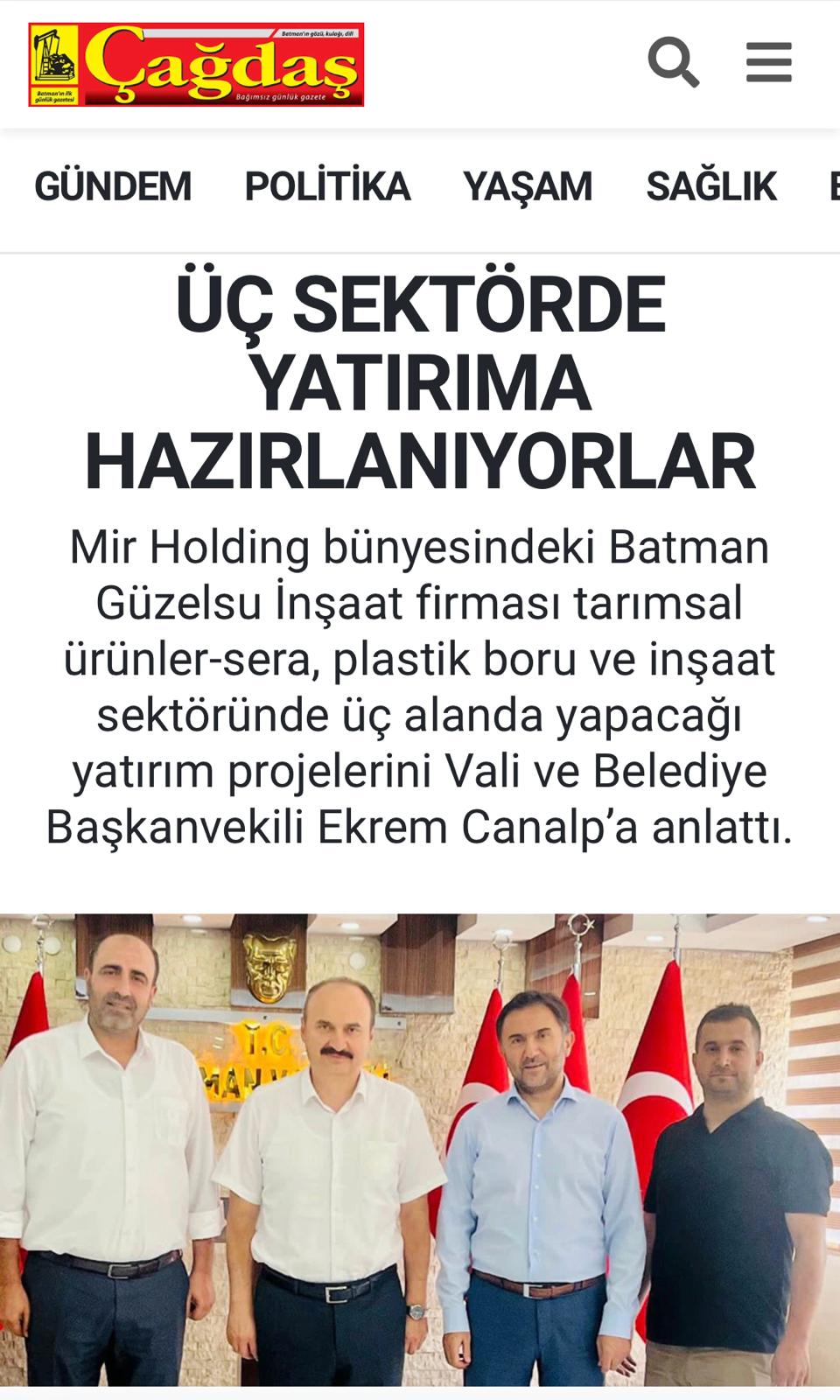 Yerel Basında Çıkan Haberimiz