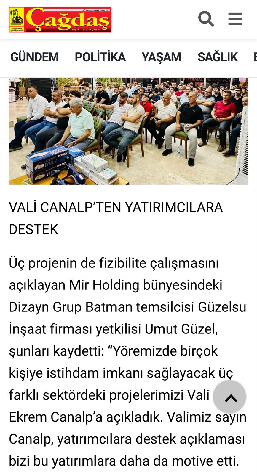 Seminerimiz Yerel Basında